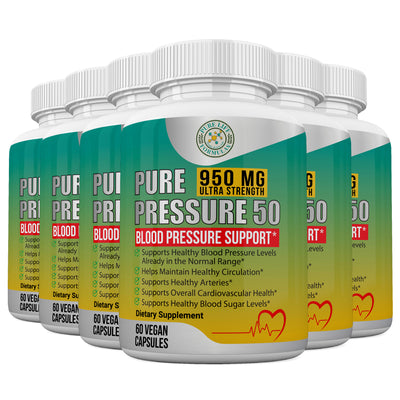 PurePressure50 – Plant-Based Supplement (60 Vegan Capsules)