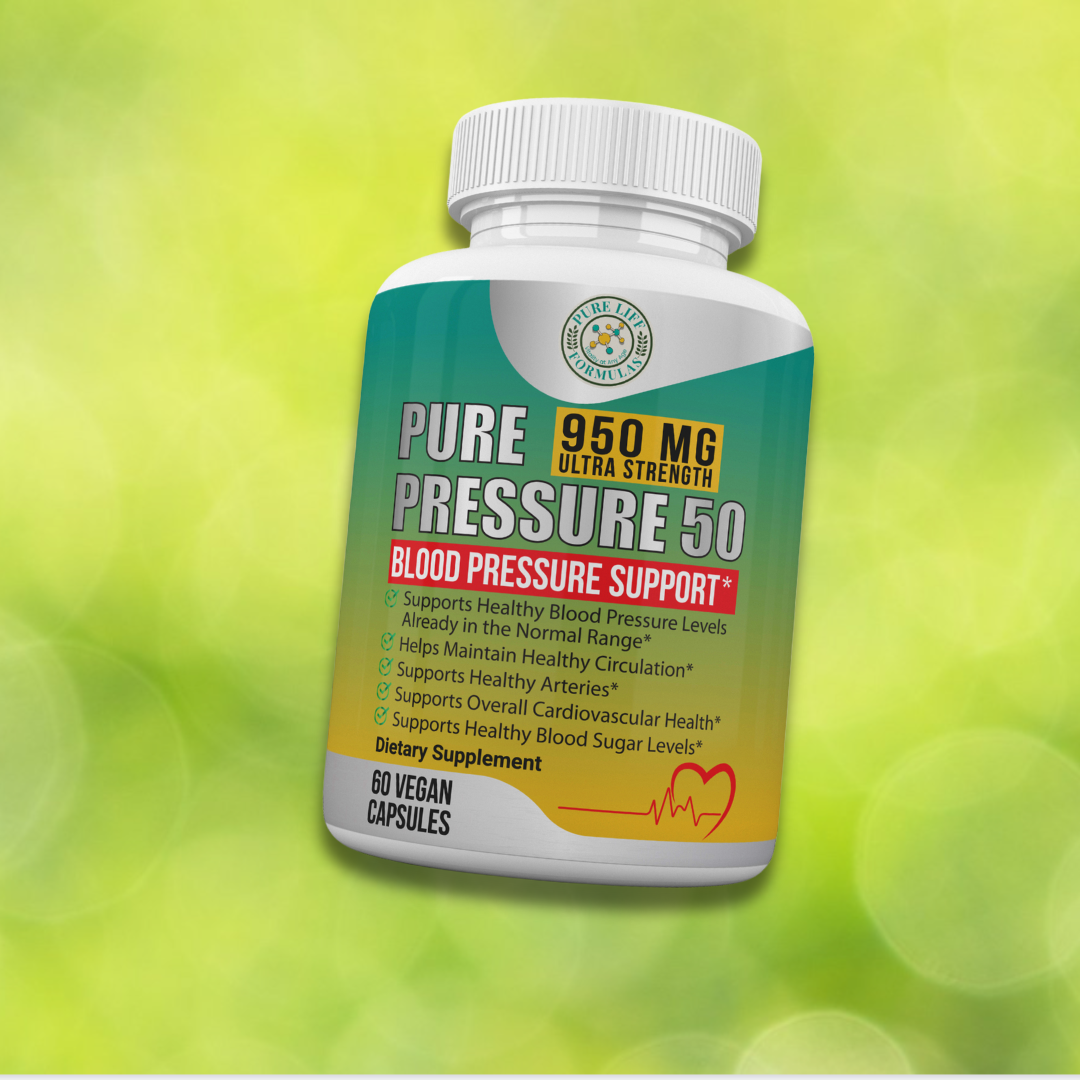 PurePressure50 – Plant-Based Supplement (60 Vegan Capsules)