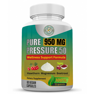 PurePressure50 – Plant-Based Supplement (60 Vegan Capsules)
