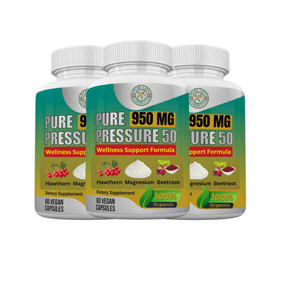 PurePressure50 – Plant-Based Supplement (60 Vegan Capsules)