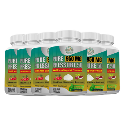 PurePressure50 – Plant-Based Supplement (60 Vegan Capsules)